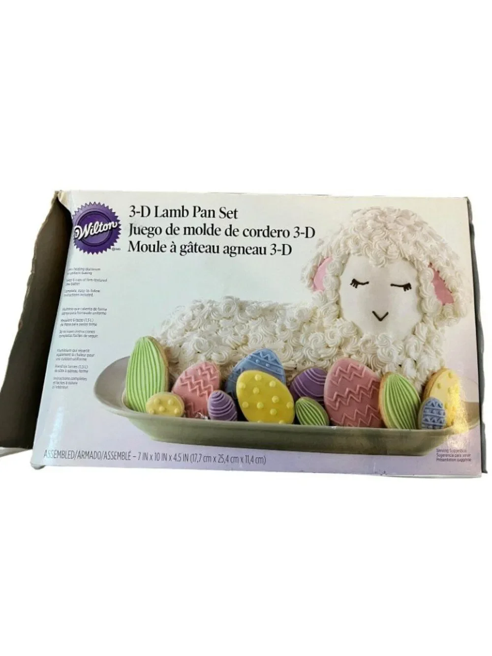 Wilton 3D Lamb Cake Pan Baking Mold Spring Lamb Sheep Easter Cake Decor Birthday